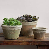 Photo of Campania Farmer's Pot Tapered - Cotswold White - Set of 12 - Marquis Gardens